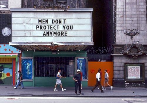 text on NY cinema: Men don’t protect you anymore